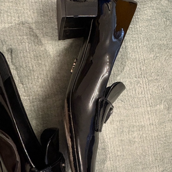 Prada Black Patent Leather Loafers 36 6 5.5 - Picture 7 of 7